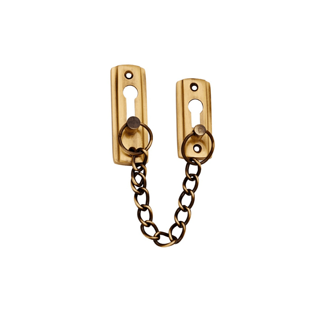 Optimize door security with our top-rated brass door chain. Discover the perfect blend of style and safety, as our durable brass chain stands out for its excellence. Elevate your entrance with the best-in-class brass door chain, enhancing security and aesthetics for modern and classic doors.