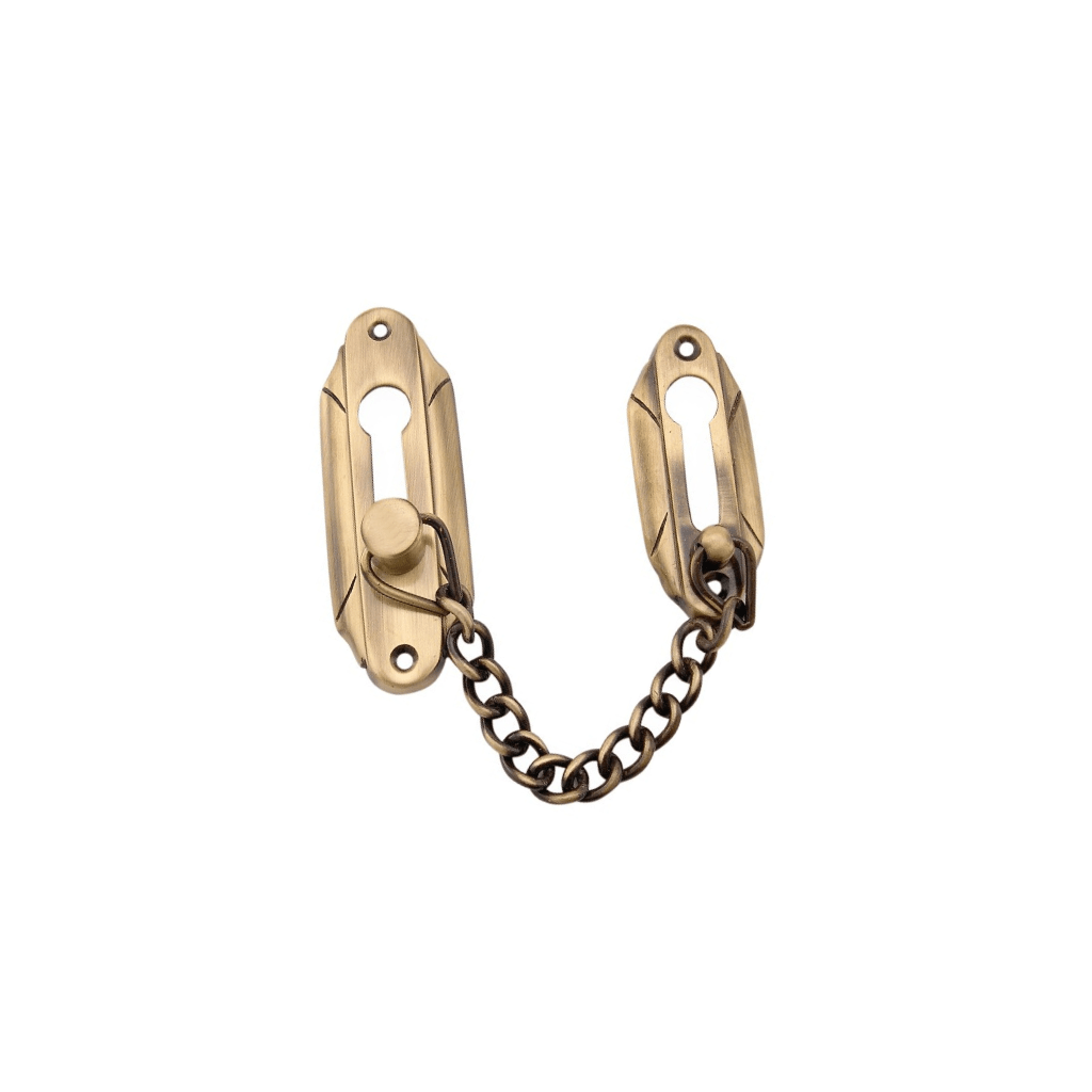 Optimize door security with our top-rated brass door chain. Discover the perfect blend of style and safety, as our durable brass chain stands out for its excellence. Elevate your entrance with the best-in-class brass door chain, enhancing security and aesthetics for modern and classic doors.