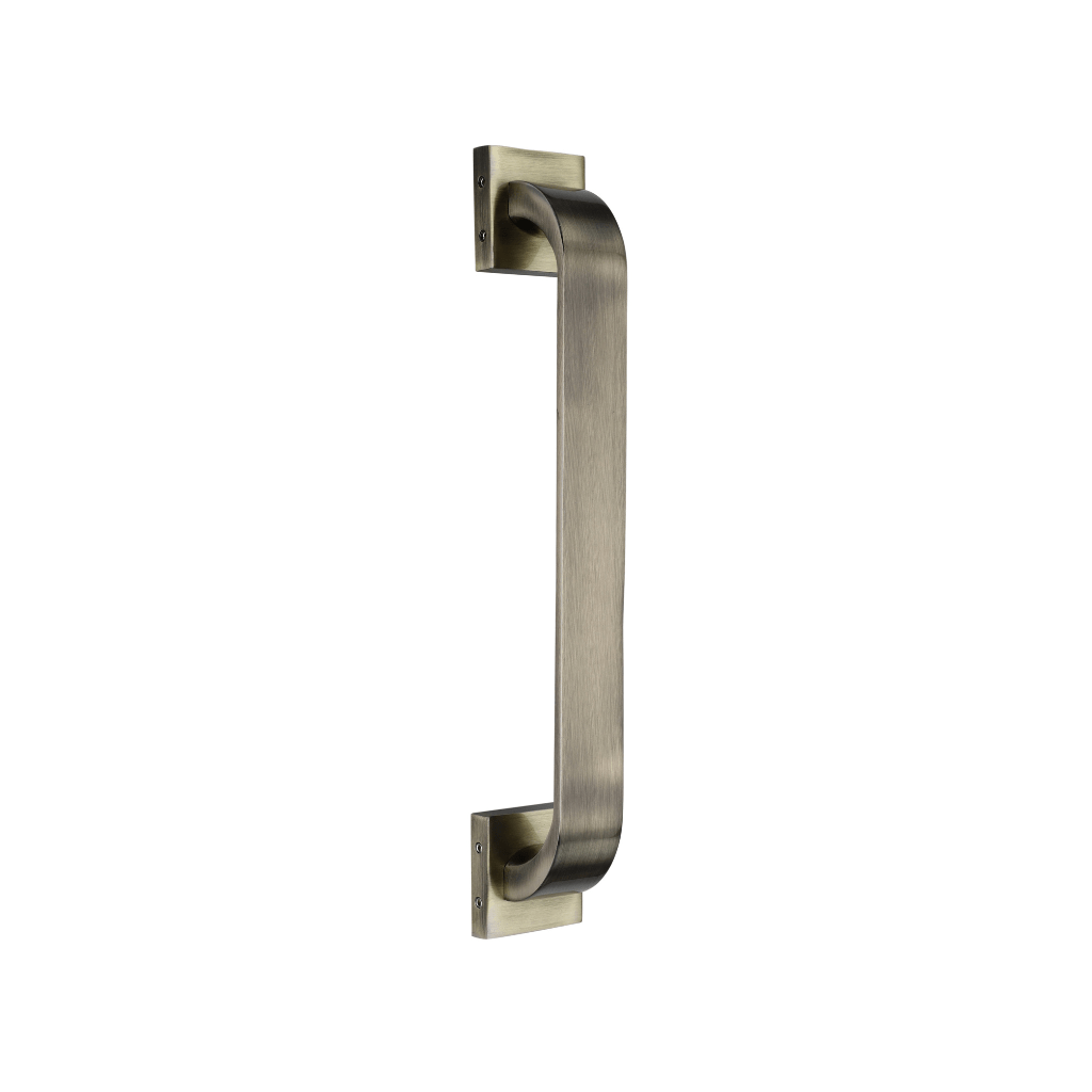 "Sleek aluminum concealed pull handles for contemporary interior design solutions."