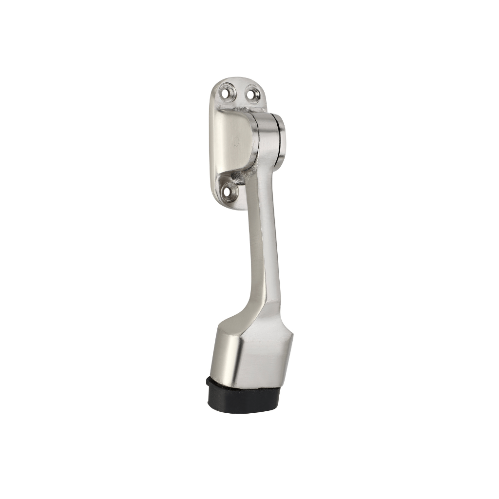 "Sturdy aluminum door stoppers for secure and stylish home entrances."