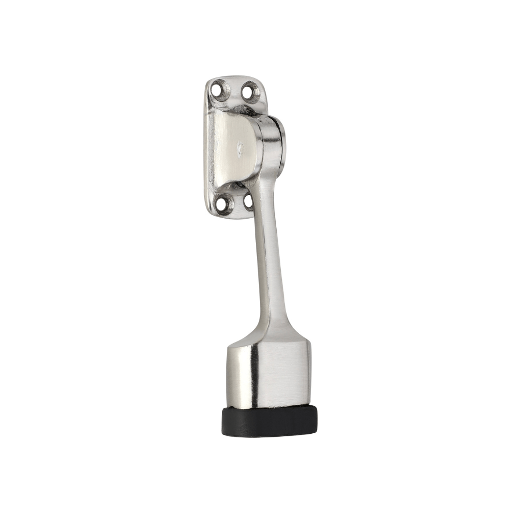 "Sturdy aluminum door stoppers for secure and stylish home entrances."