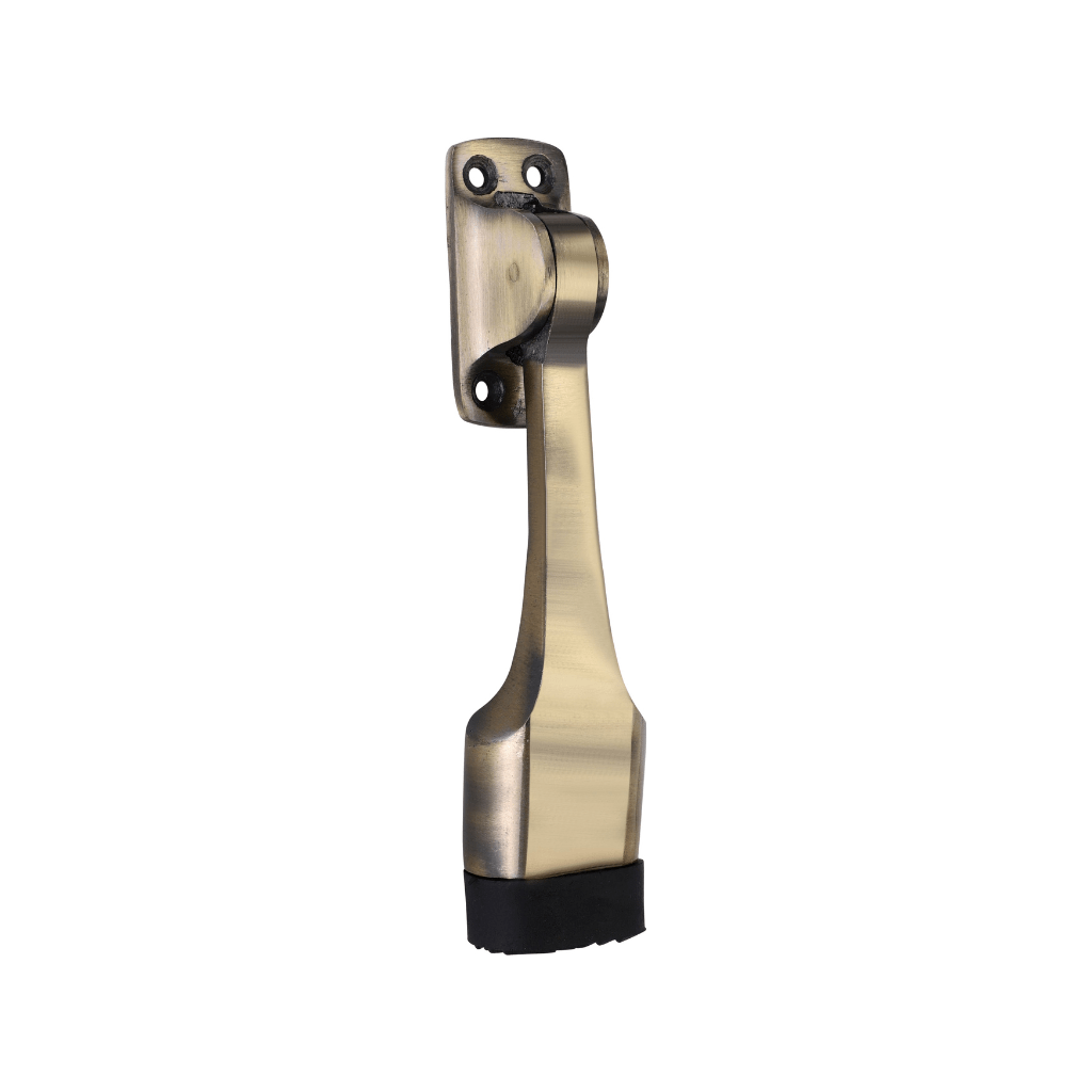 "Sturdy aluminum door stoppers for secure and stylish home entrances."