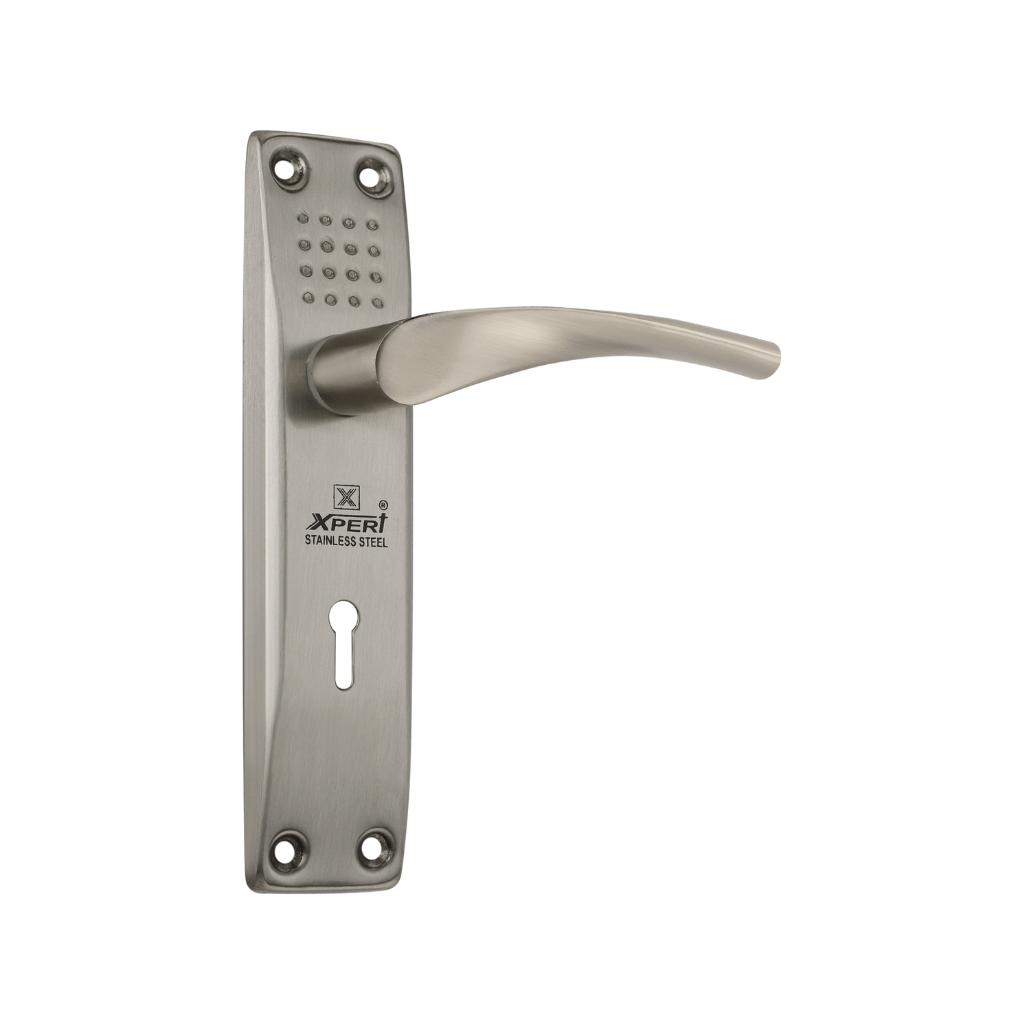 "Stainless steel mortice handles: durable and stylish door hardware solutions."