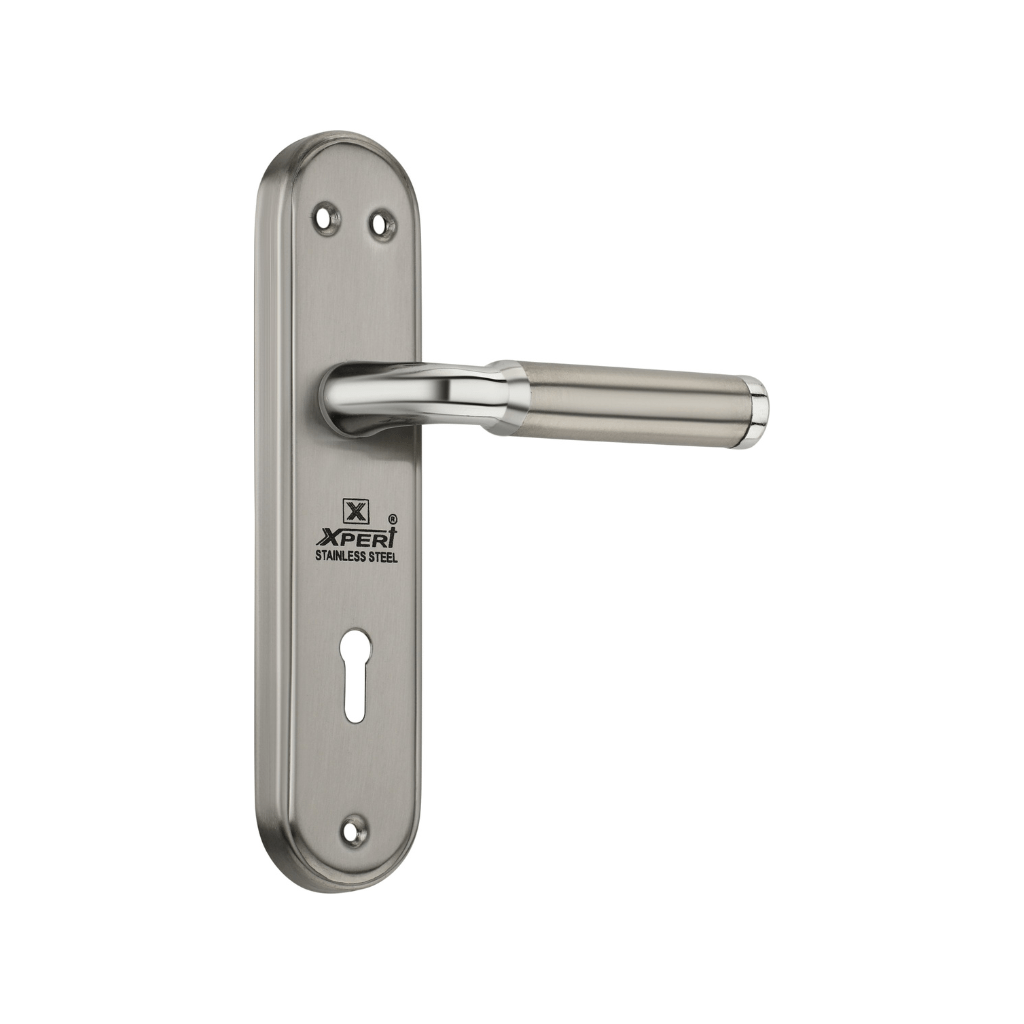 "Stainless steel mortice handles: durable and stylish door hardware solutions."