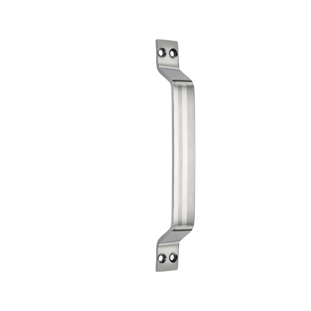 "Stainless steel cabinet handles: sleek accents for modern kitchen designs."