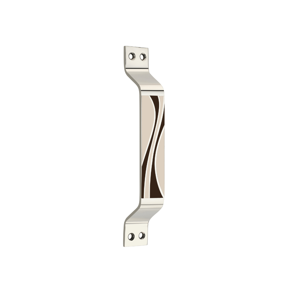 "Stainless steel cabinet handles: sleek accents for modern kitchen designs."